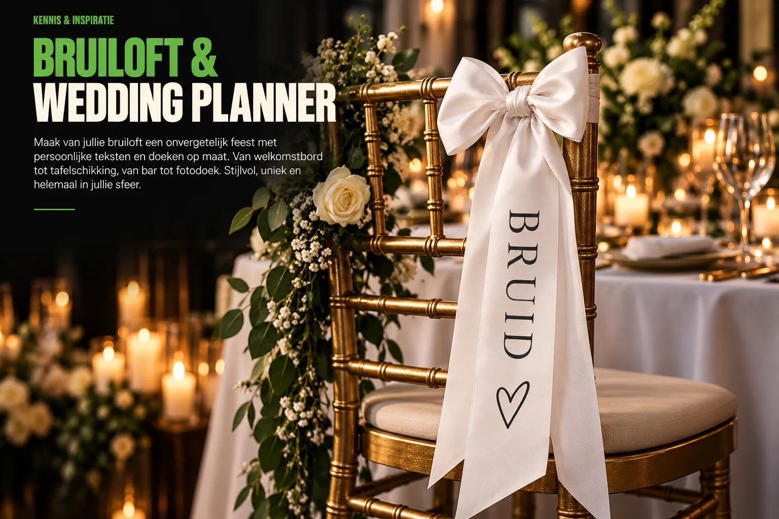 bruiloft & wedding planner inspiratie strijkletters.nl